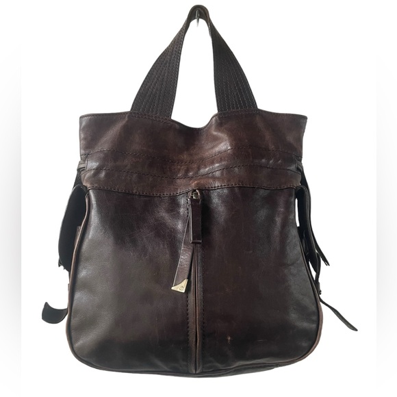 Francesco Biasia Handbags - Francesco Biasia Black Leather Designer
Bag. Hobo Bag, Tote